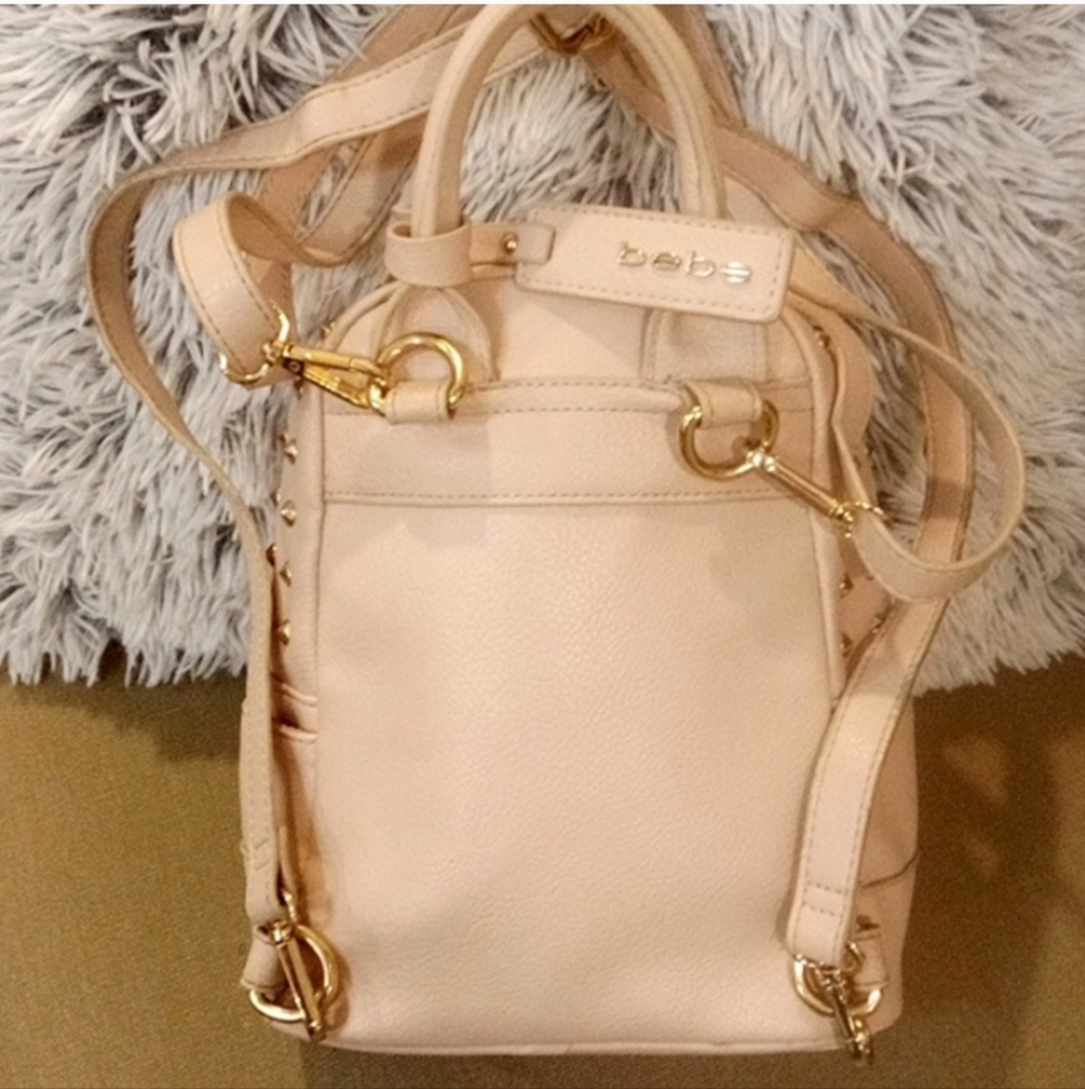 BEBE BAG/BACKPACK handle, adjustable shoulder, Cr… - image 4